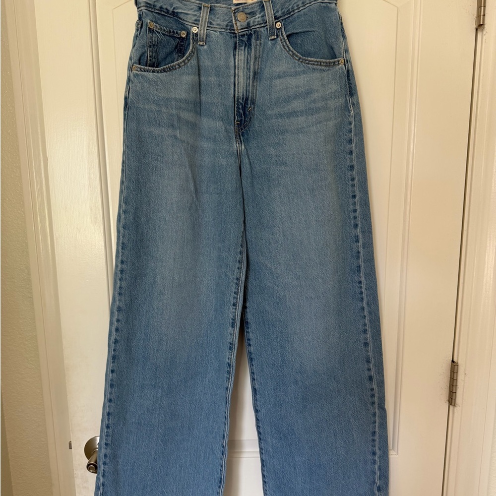 Levi's Light Blue Wide Leg Jeans